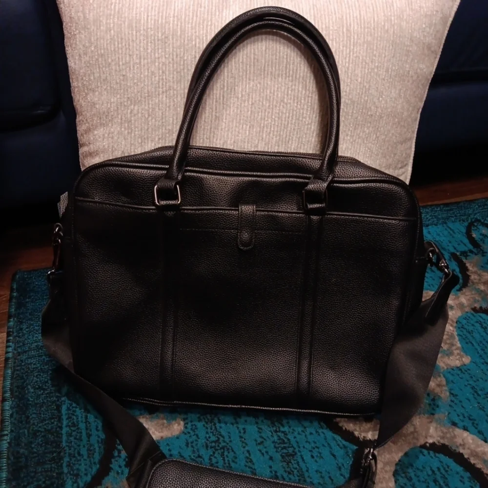 Steve Madden Barnett avenue Men's Leather Large Handbags Shoulder Bags Travel